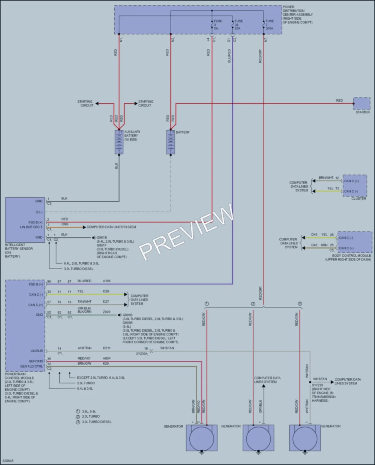 2023 Jeep WranglerUnlimited4XE Starting Charging wiring diagram preview