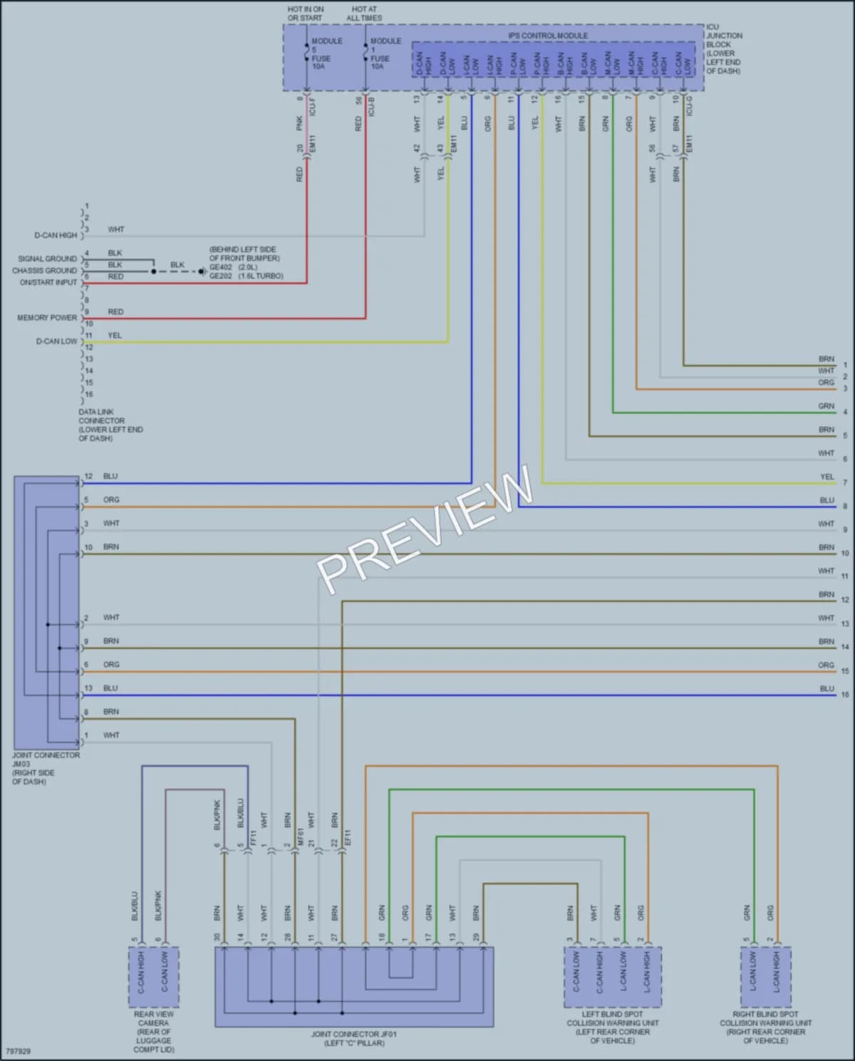 2023 Kia Forte5 Computer Data Lines wiring diagram preview