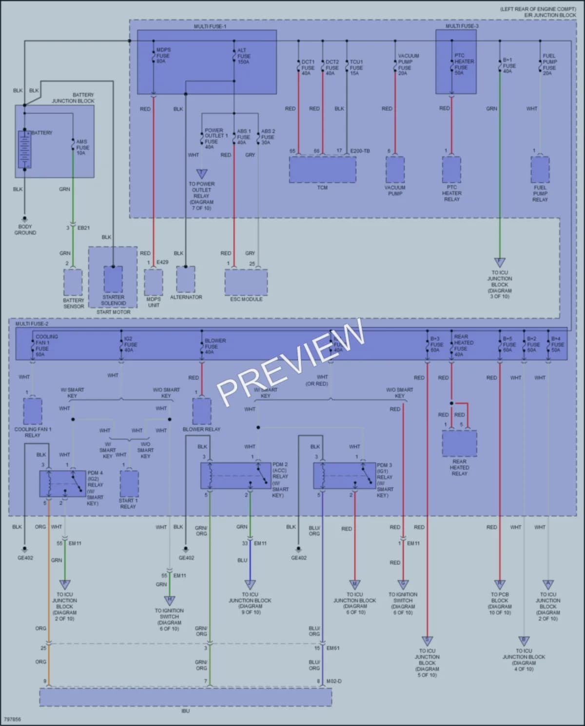 2023 Kia Forte5 Power Distribution wiring diagram preview