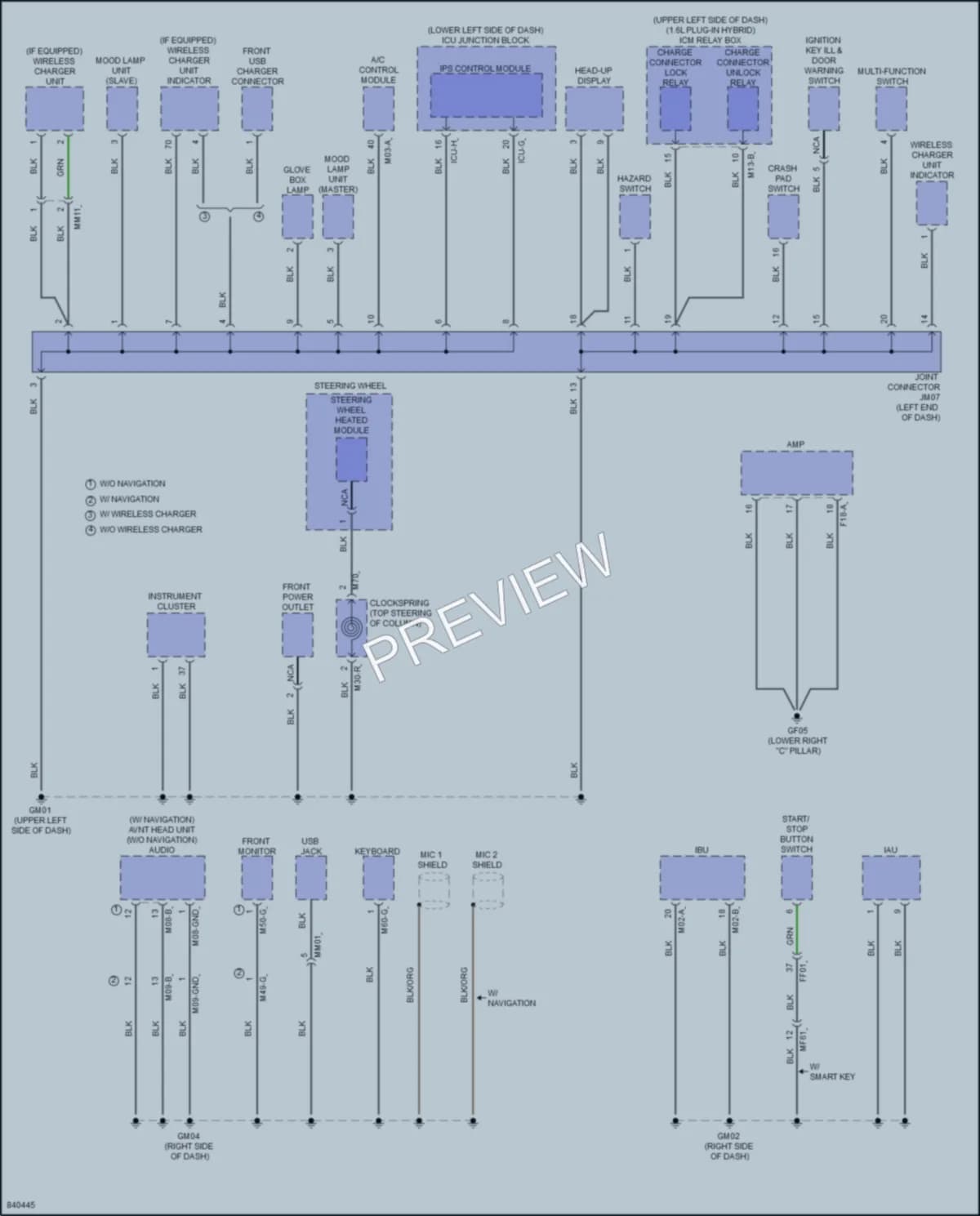 2023 Kia NiroPlugIn Ground Distribution wiring diagram preview