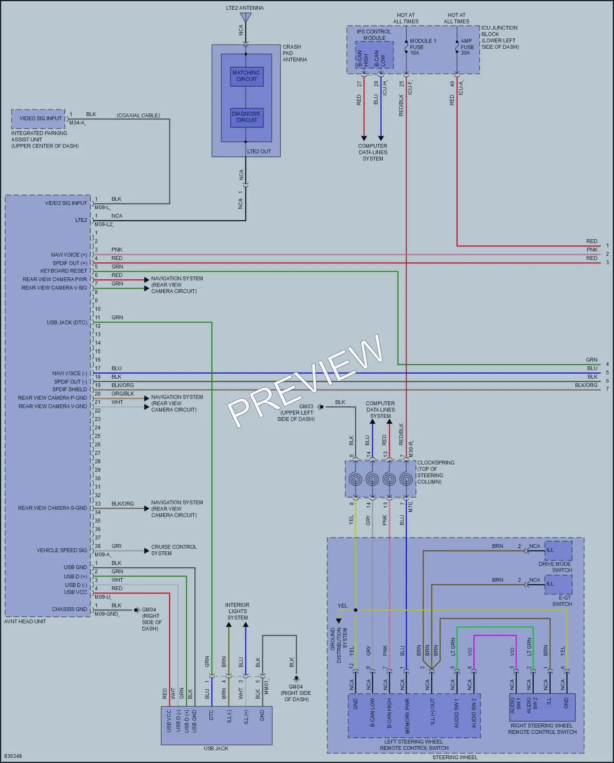 2023 Kia NiroPlugIn Radio wiring diagram preview