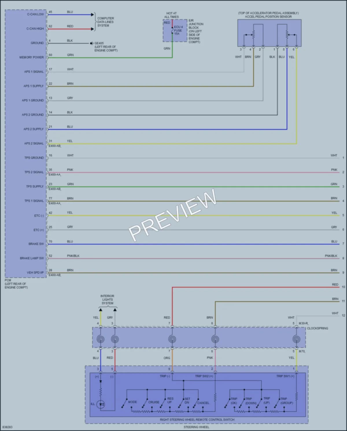 2023 Kia Rio5 Cruise Control wiring diagram preview