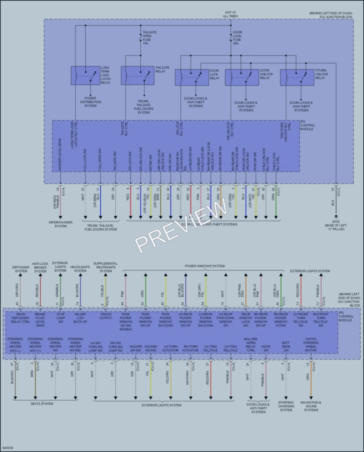 2023 Kia Sorento Body Control Modules wiring diagram preview