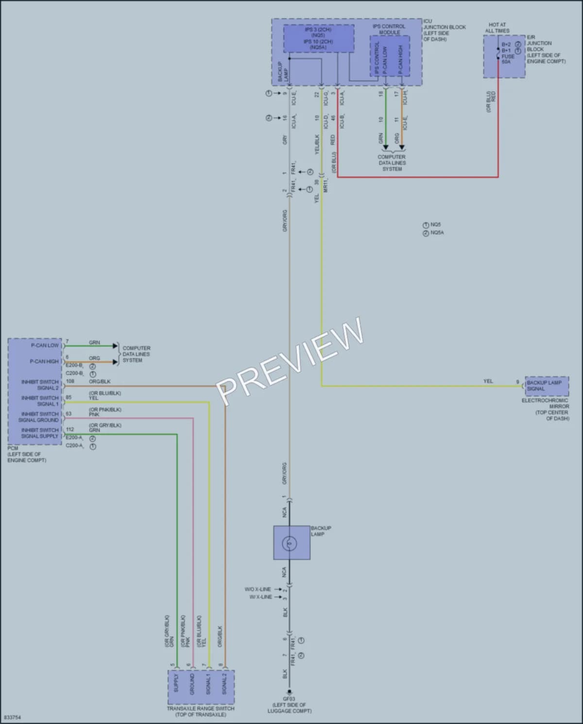 2023 Kia Sportage Exterior Lights wiring diagram preview