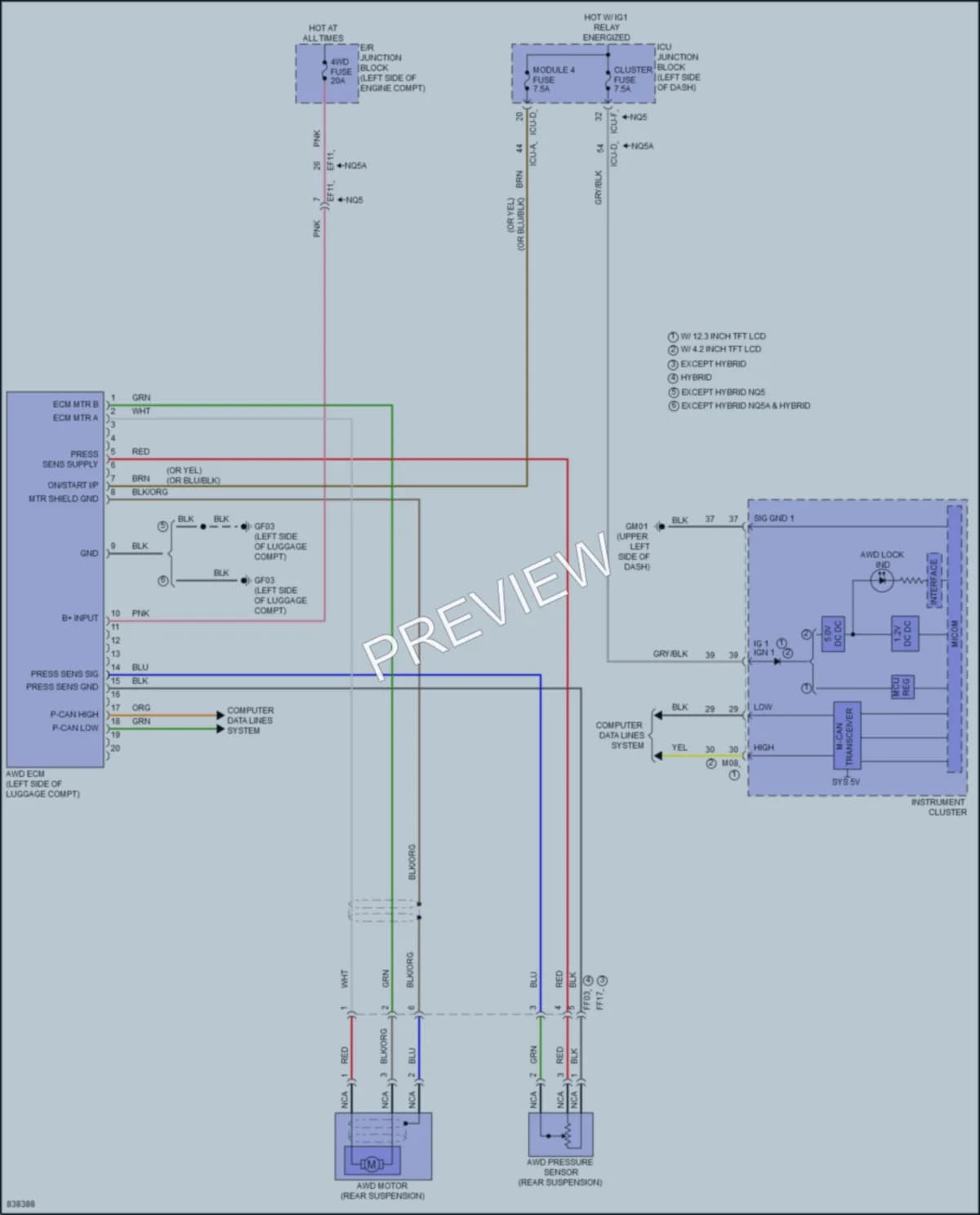 2023 Kia SportageHybrid Transmission wiring diagram preview
