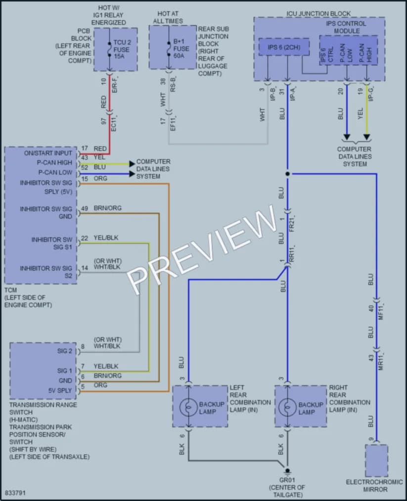 2023 Kia Stinger Exterior Lights wiring diagram preview