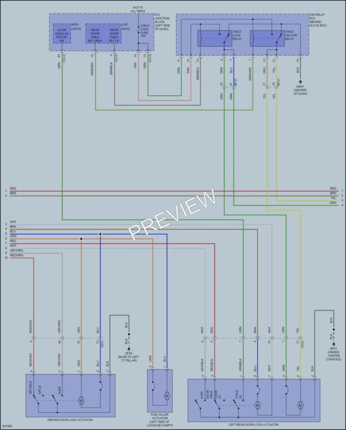 2023 Kia Telluride Anti Theft wiring diagram preview