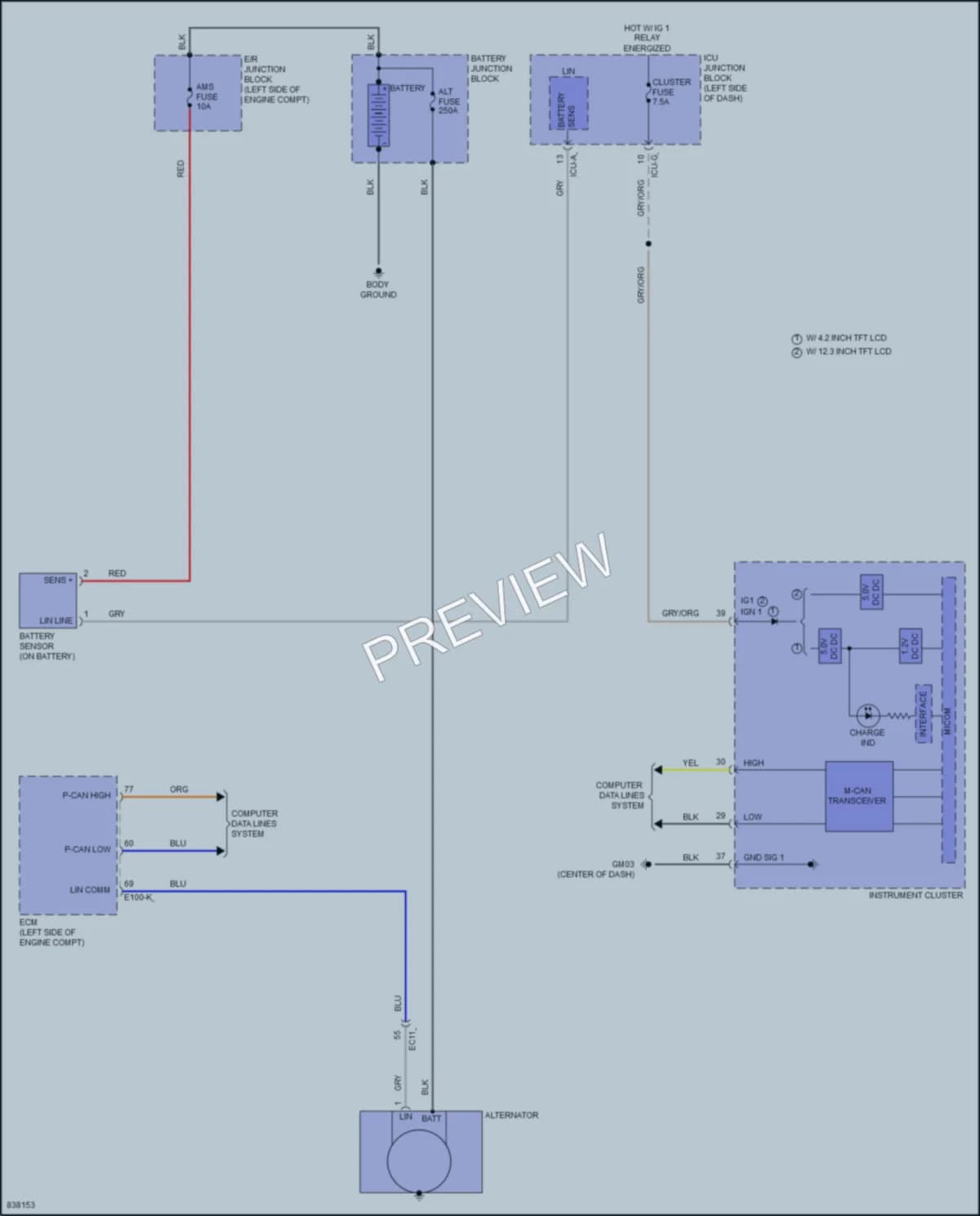 2023 Kia Telluride Starting Charging wiring diagram preview