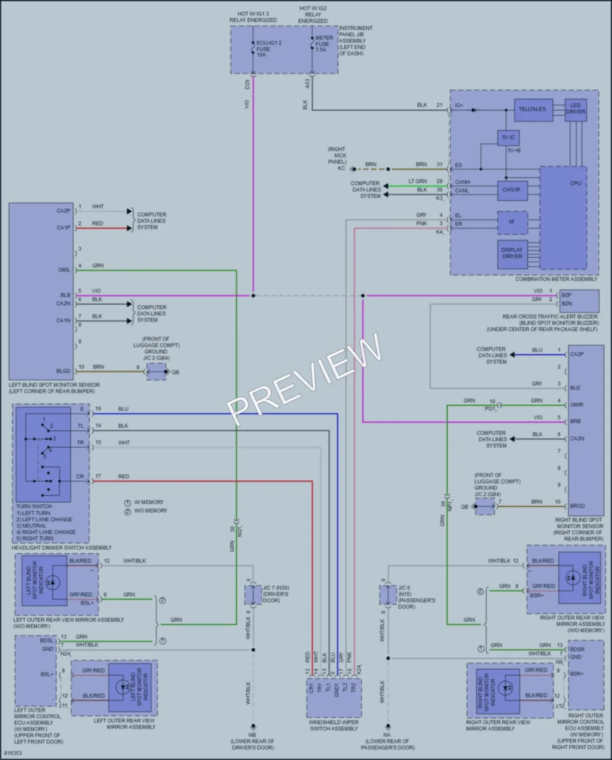 2023 Lexus IS350 Navigation wiring diagram preview