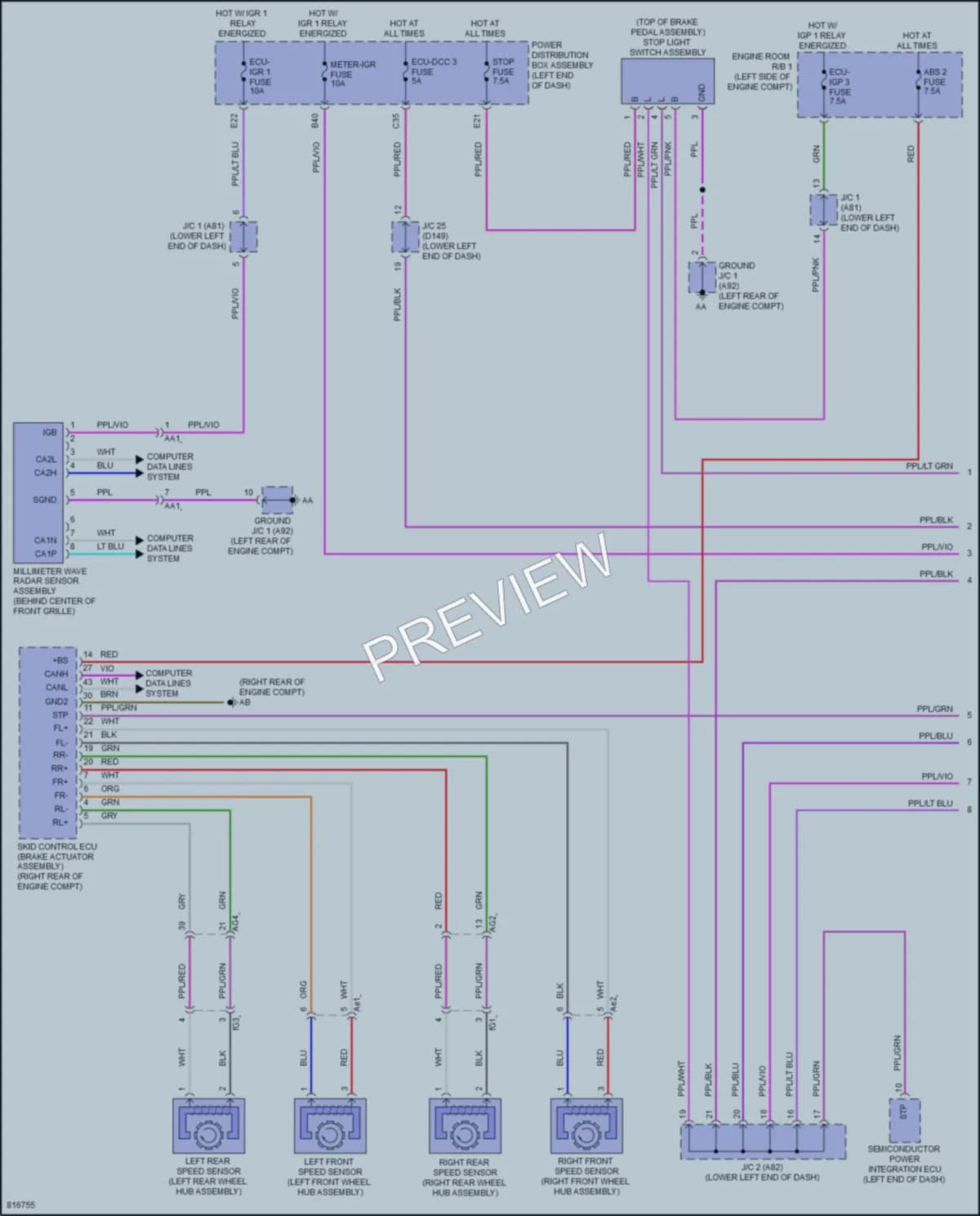 2023 Lexus NX350h Cruise Control wiring diagram preview