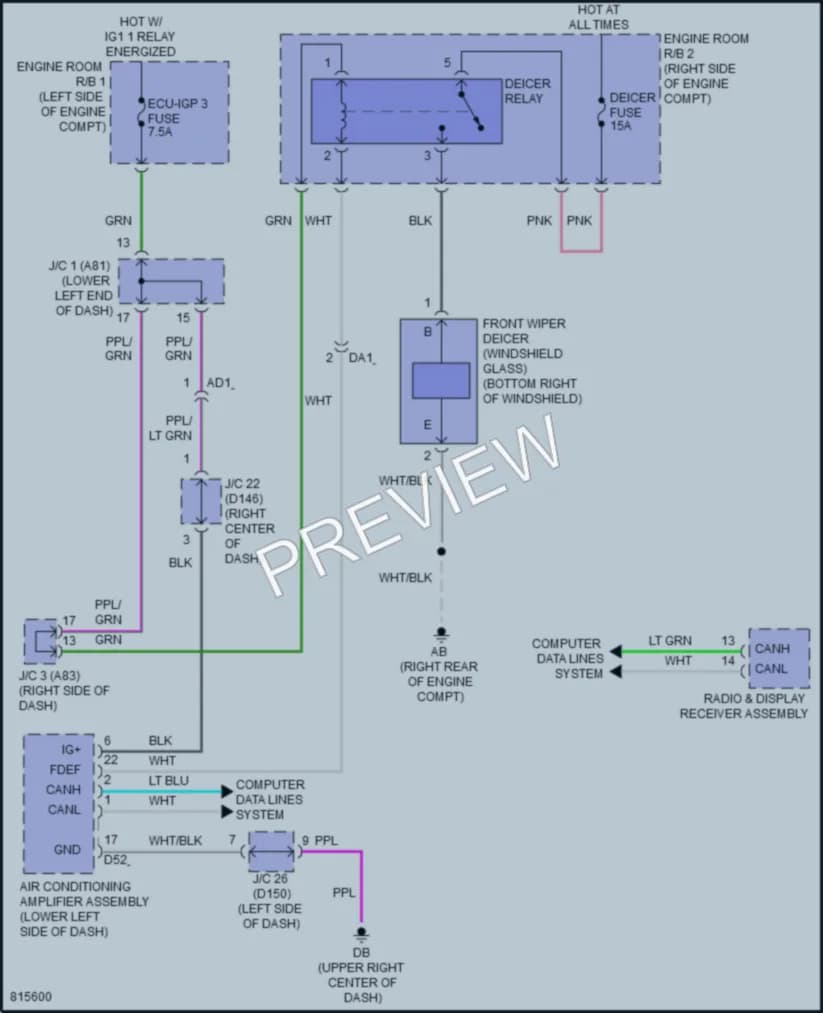 2023 Lexus NX450h Defoggers wiring diagram preview