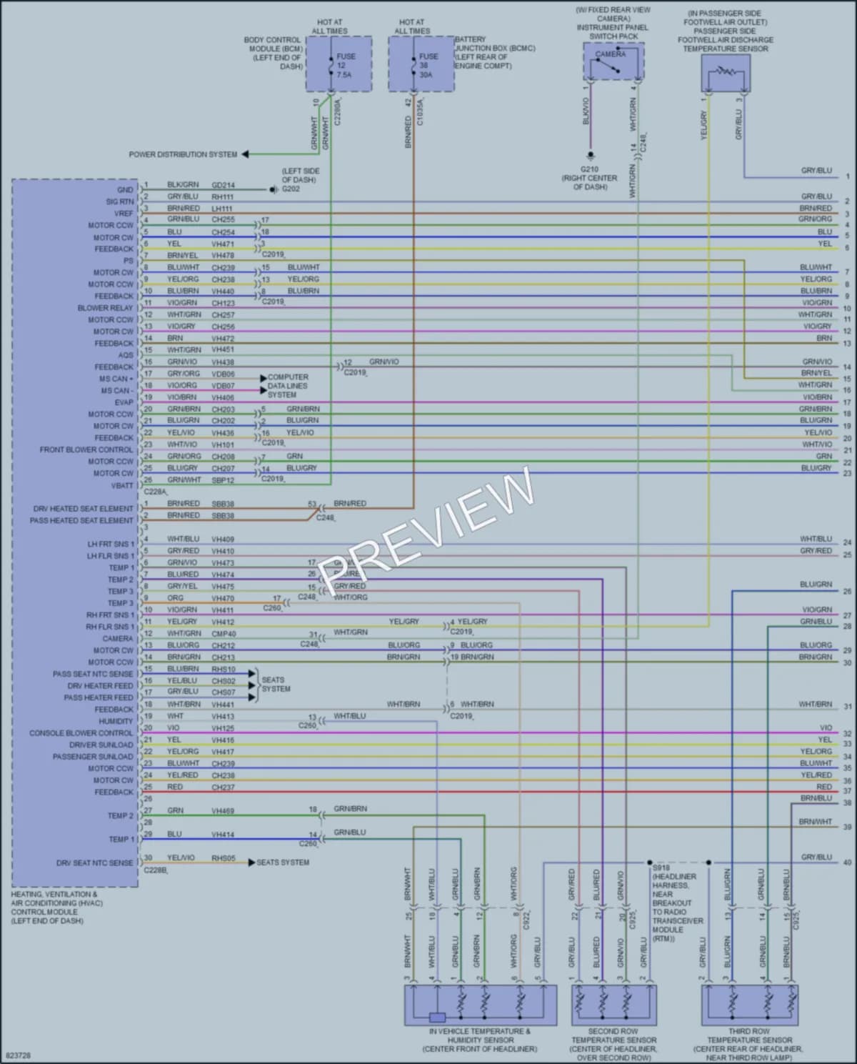 2023 Lincoln Aviator Air Conditioning wiring diagram preview