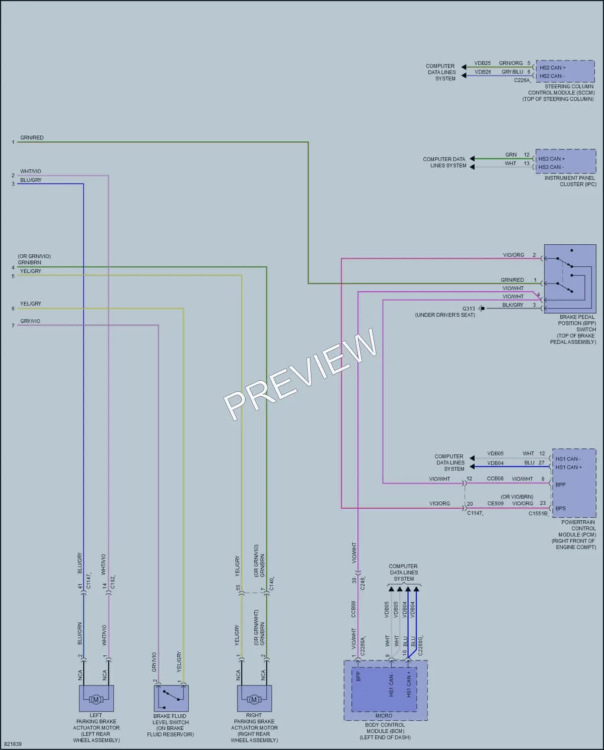 2023 Lincoln AviatorPlugIn Anti Lock Brakes wiring diagram preview