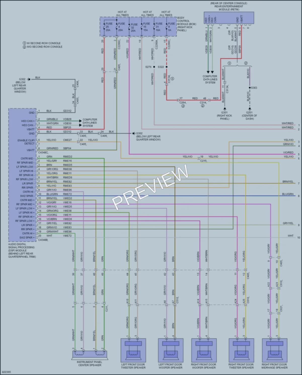 2023 Lincoln NavigatorL Radio wiring diagram preview