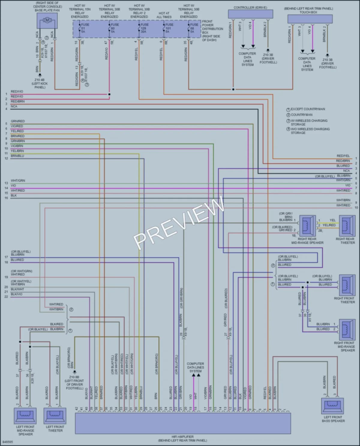 2023 MINI Cooper Navigation wiring diagram preview