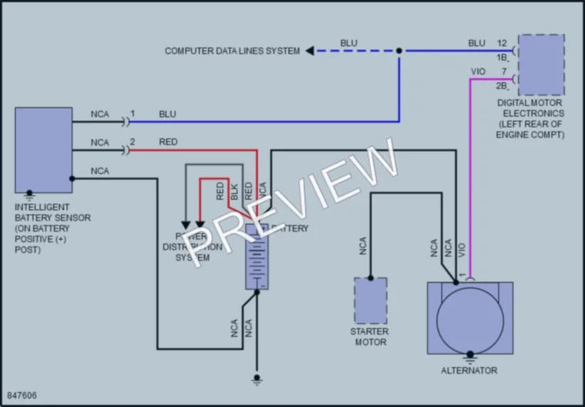2023 MINI Cooper Starting Charging wiring diagram preview