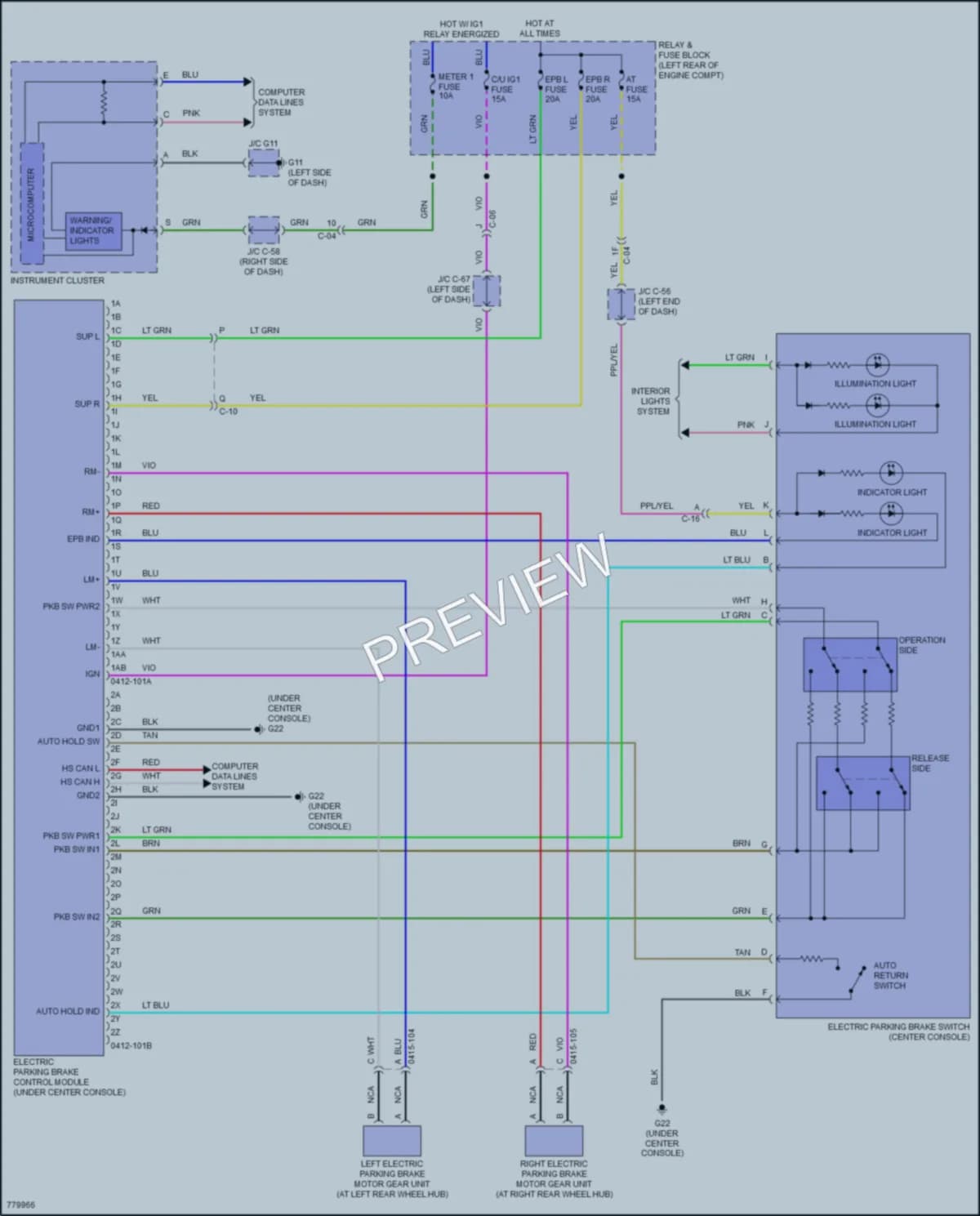 2023 Mazda CX5 Shift Interlock wiring diagram preview