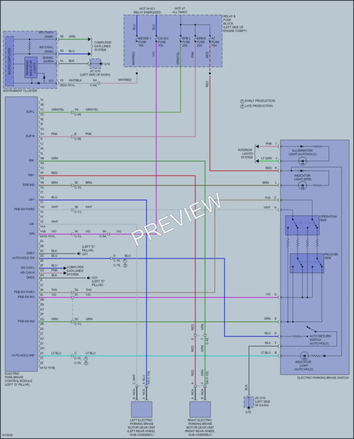 2023 Mazda CX9 Shift Interlock wiring diagram preview