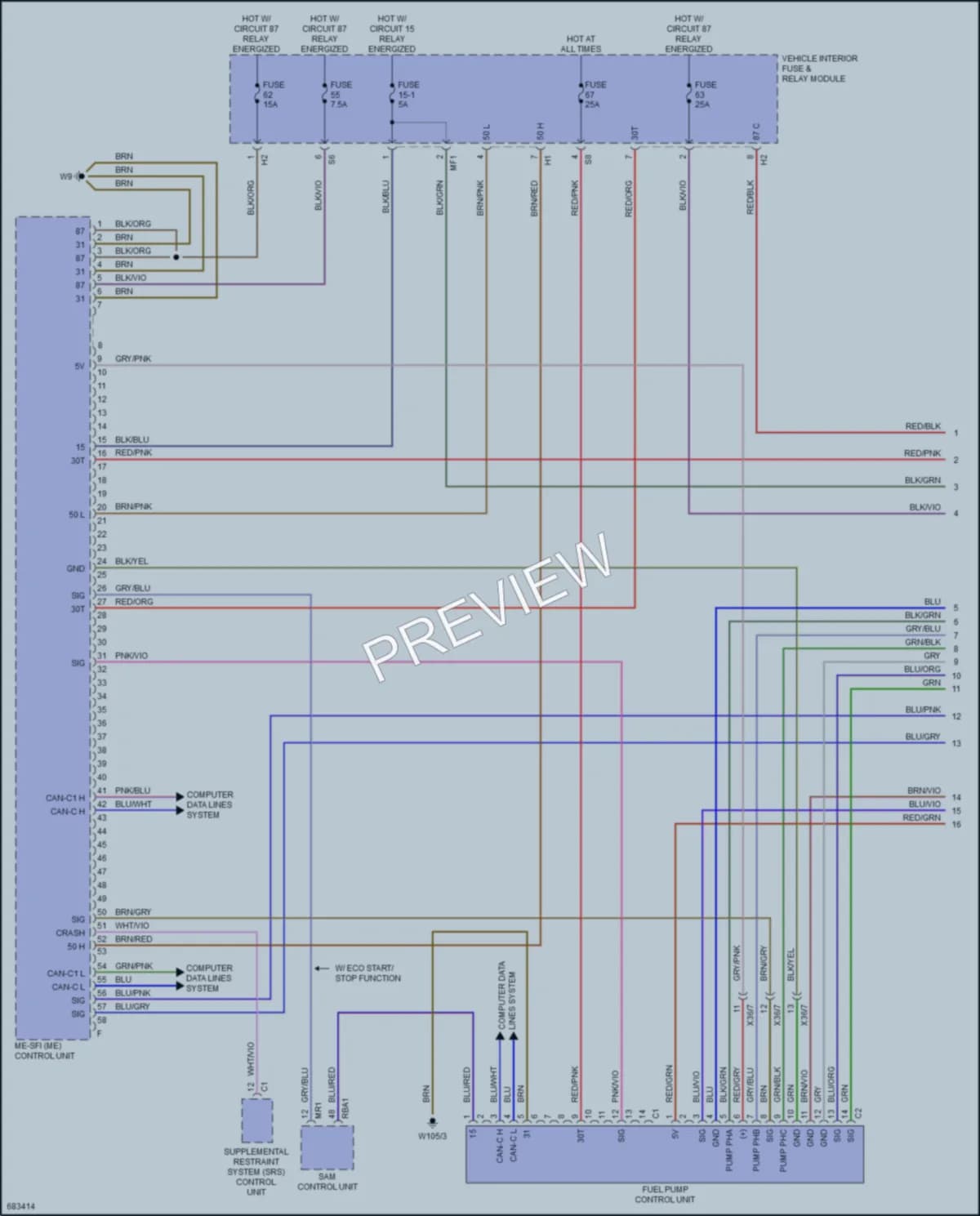 2023 MercedesBenz 3500XDSprinter Engine Performance wiring diagram preview