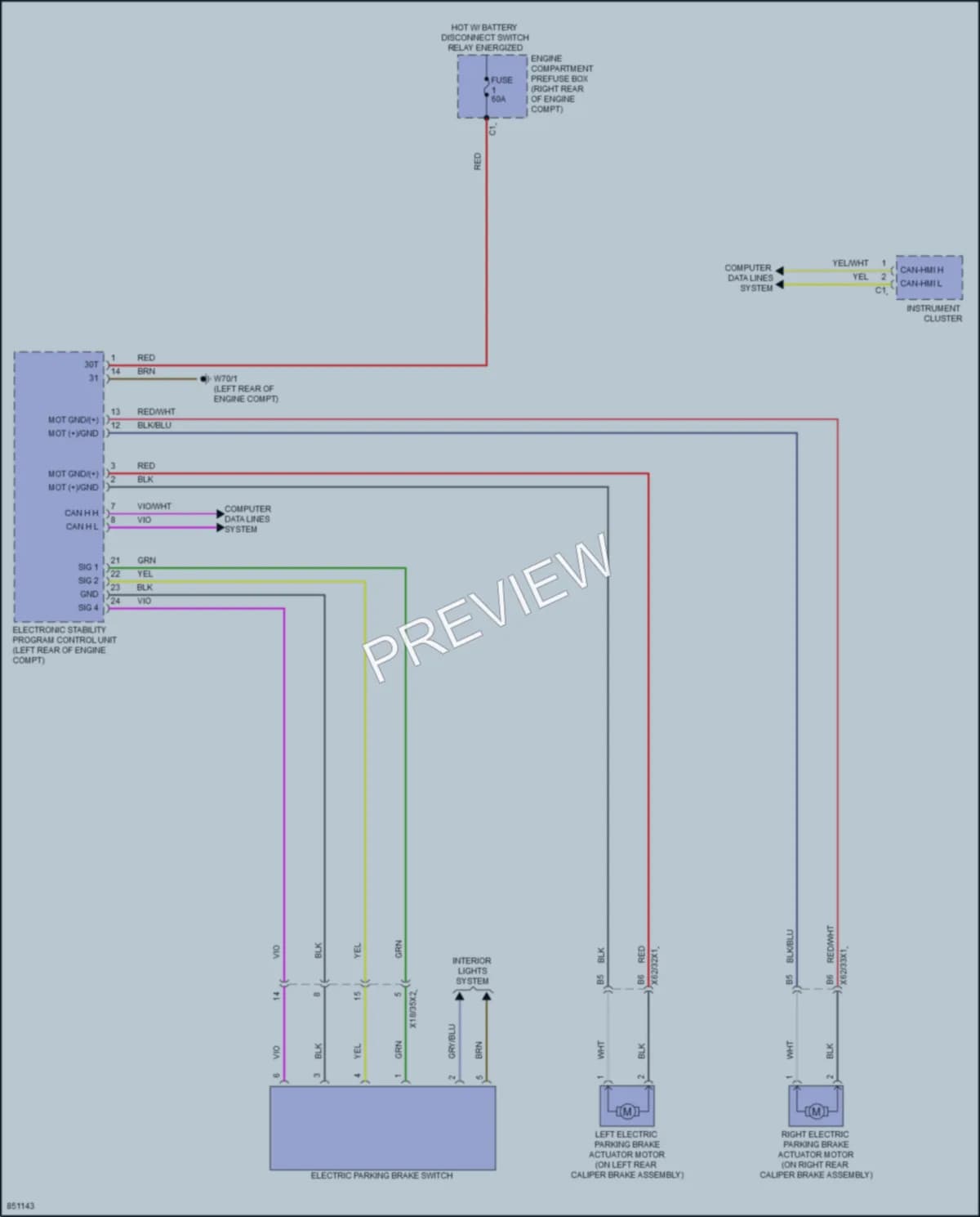 2023 MercedesBenz GLC300 Shift Interlock wiring diagram preview