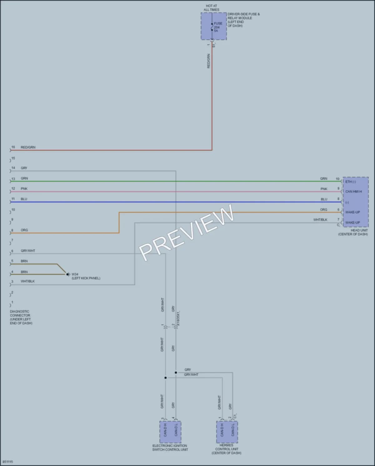 2023 MercedesBenz GLC300Coupe Computer Data Lines wiring diagram preview