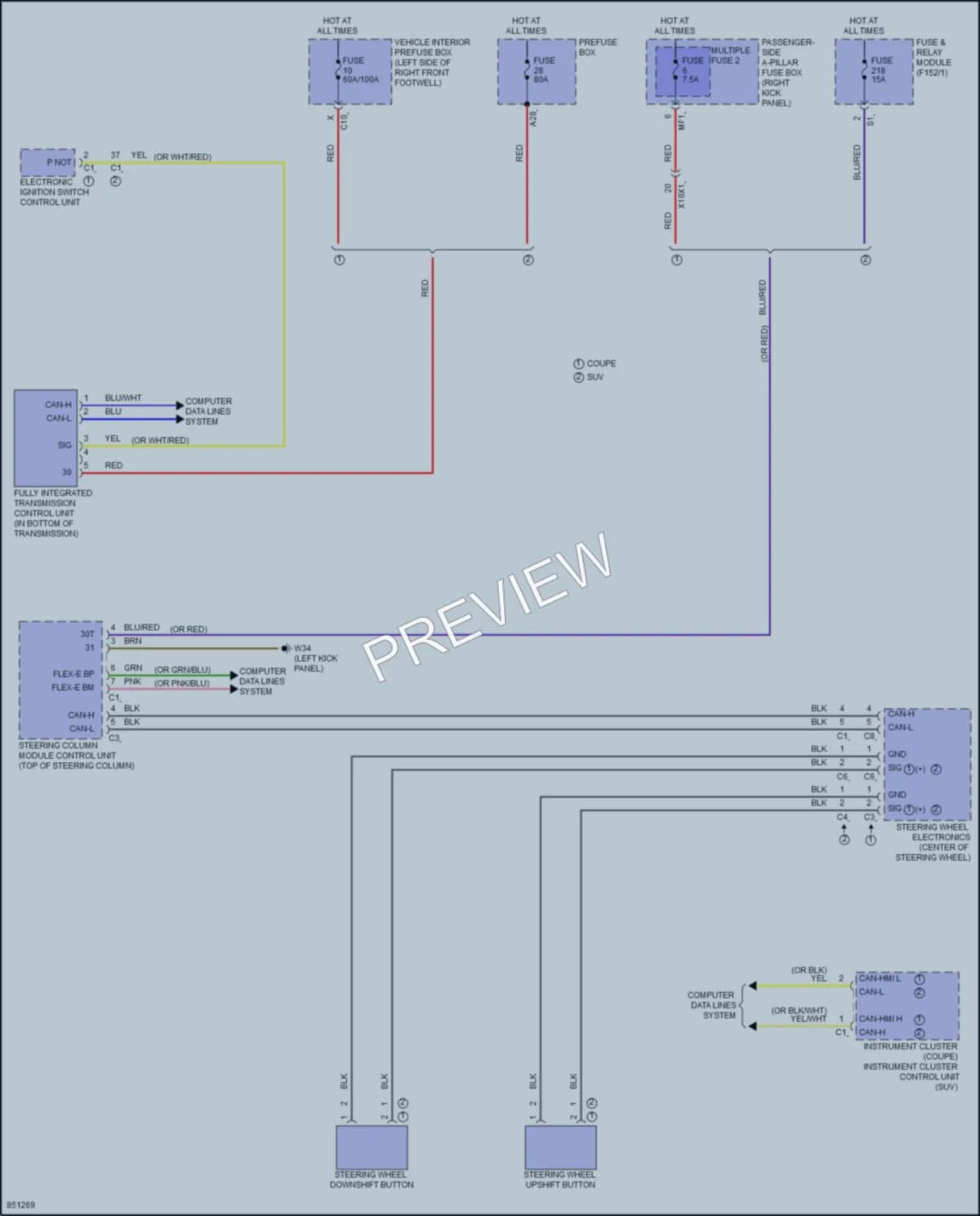 2023 MercedesBenz GLC300Coupe Transmission wiring diagram preview