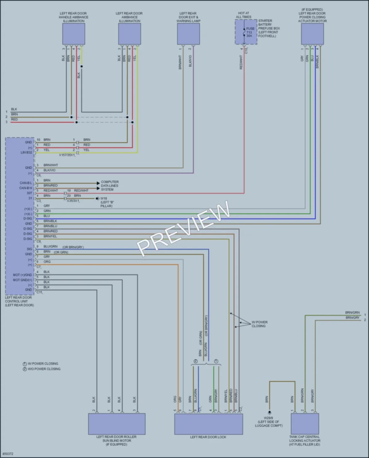 2023 MercedesBenz GLE450 Anti Theft wiring diagram preview