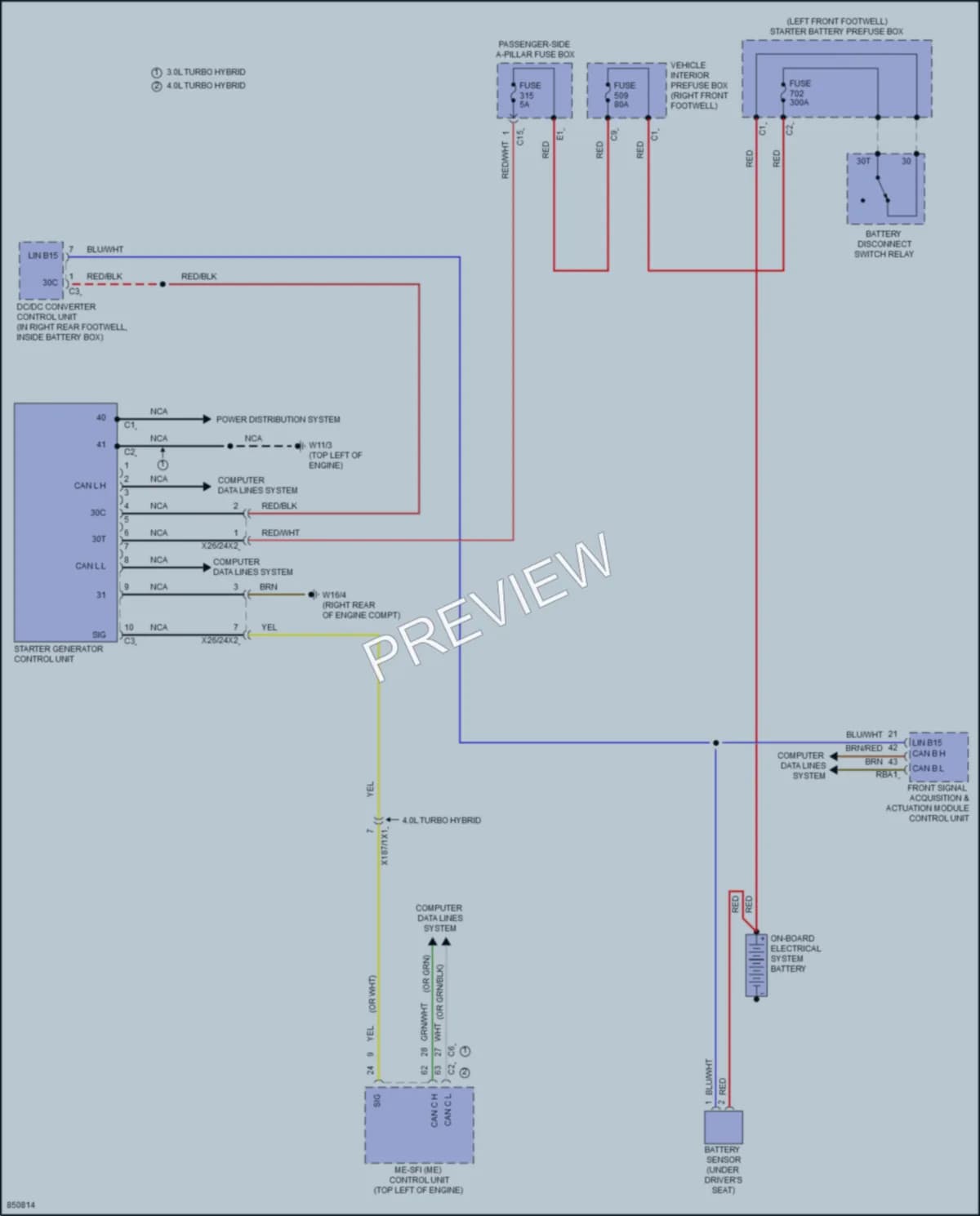 2023 MercedesBenz GLE450Coupe Starting Charging wiring diagram preview