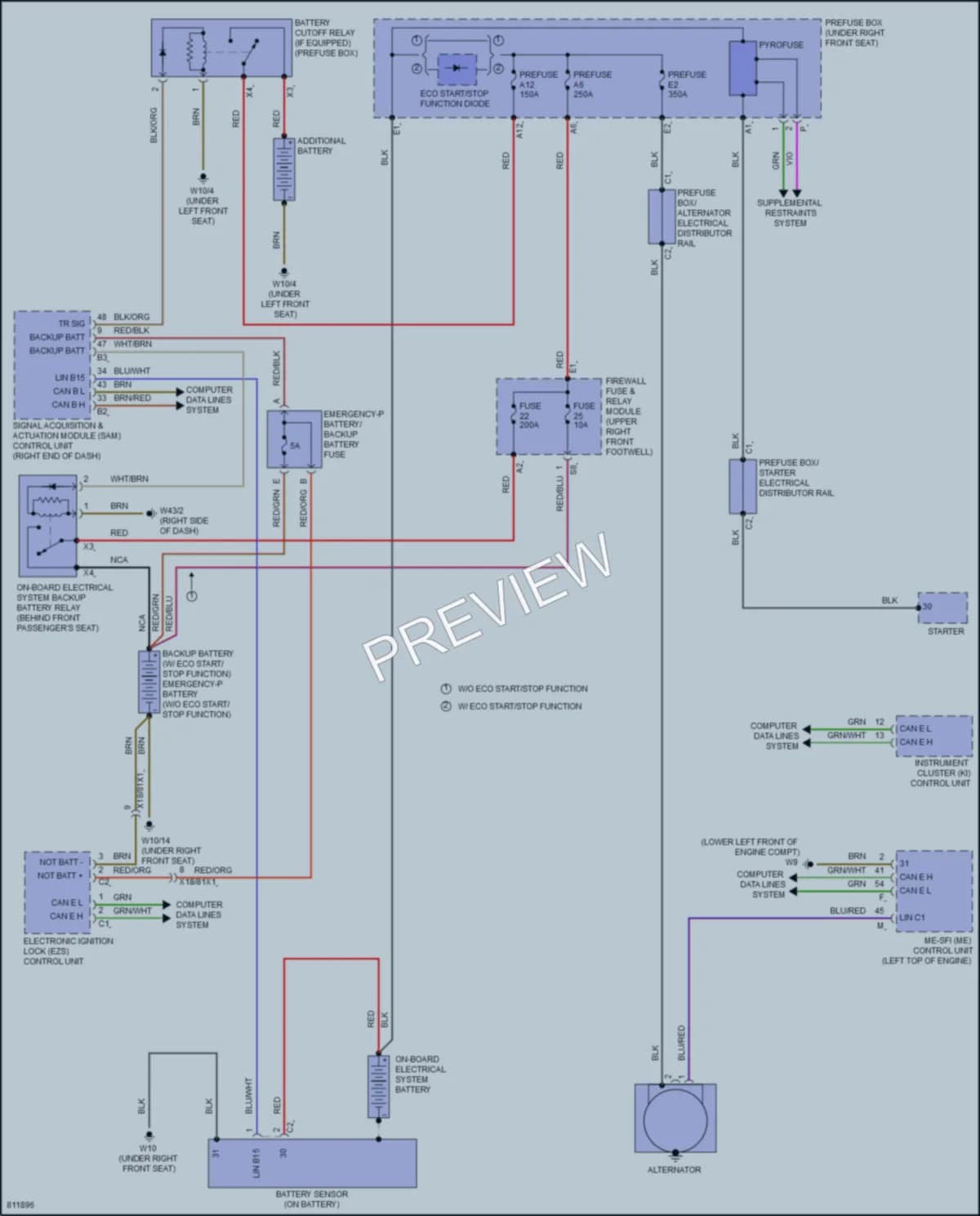 2023 MercedesBenz Metris Starting Charging wiring diagram preview