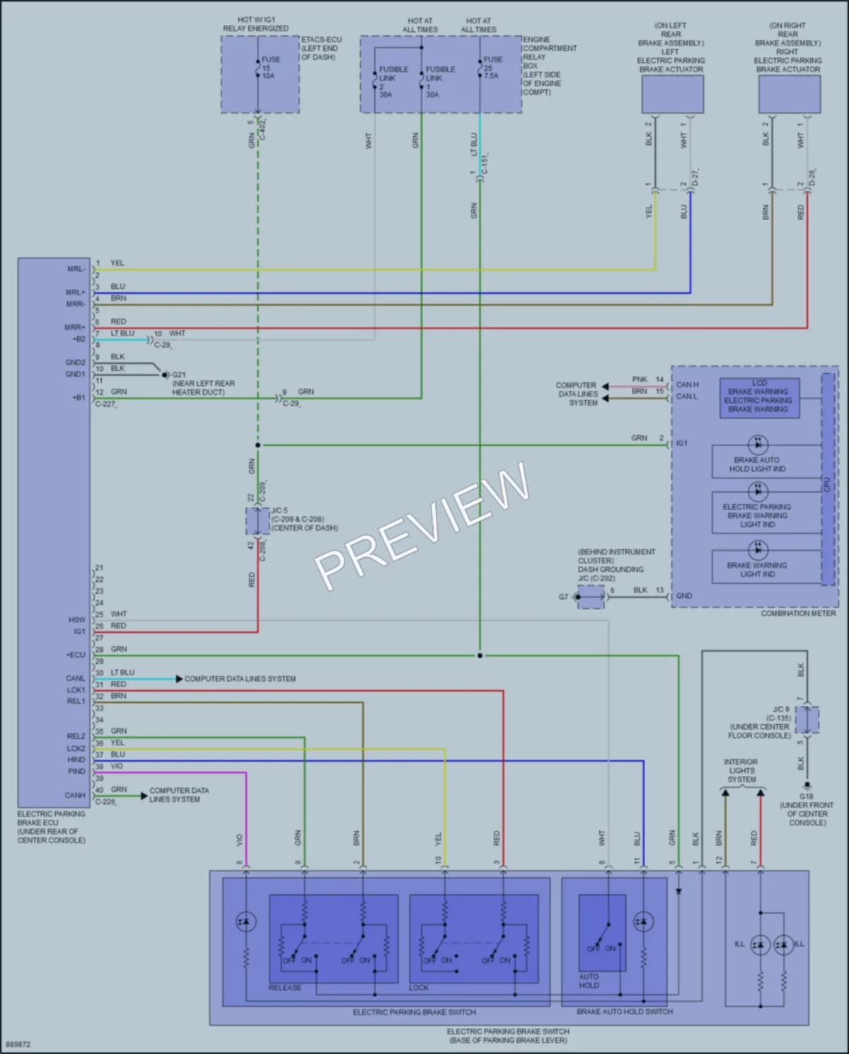 2023 Mitsubishi EclipseCross Shift Interlock wiring diagram preview