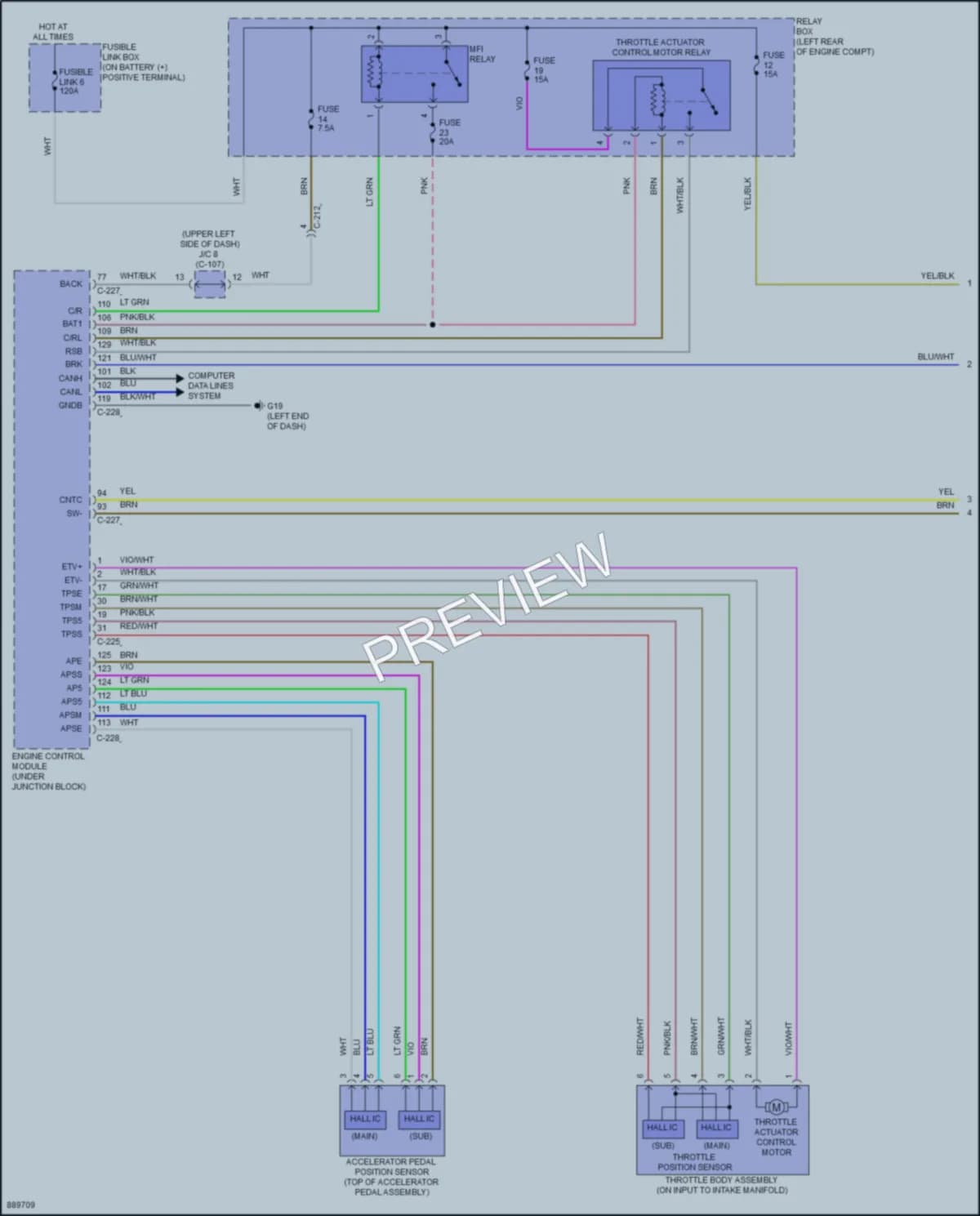2023 Mitsubishi Mirage Cruise Control wiring diagram preview