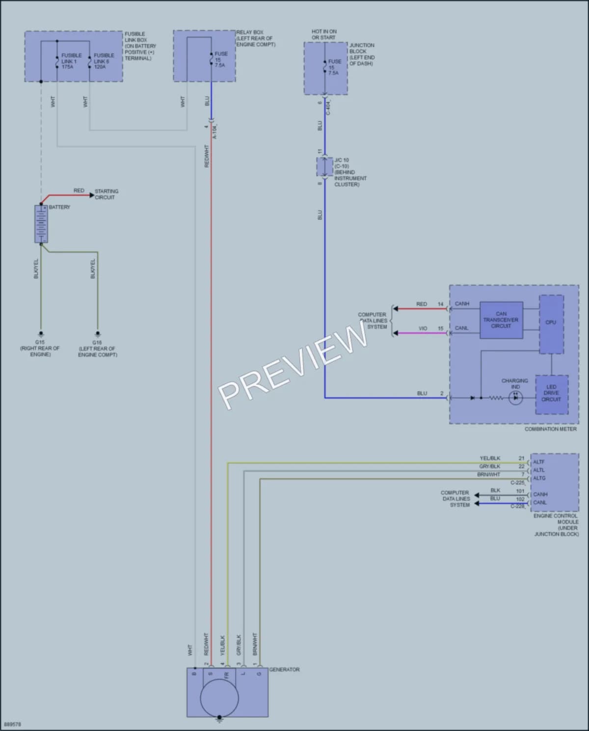 2023 Mitsubishi MirageG4 Starting Charging wiring diagram preview