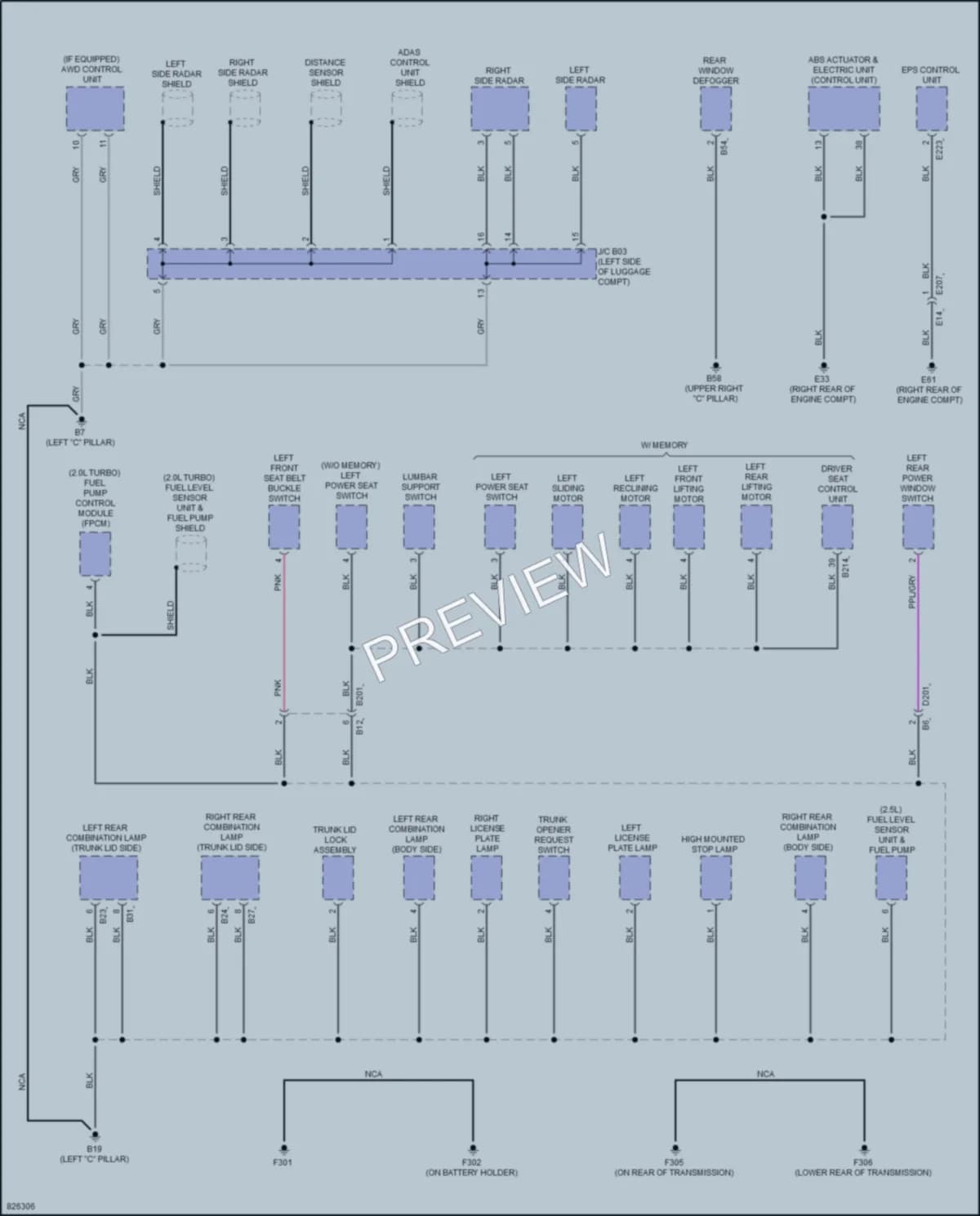 2023 Nissan Altima Ground Distribution wiring diagram preview