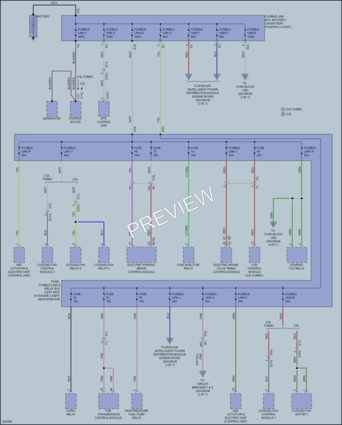 2023 Nissan Altima Power Distribution wiring diagram preview