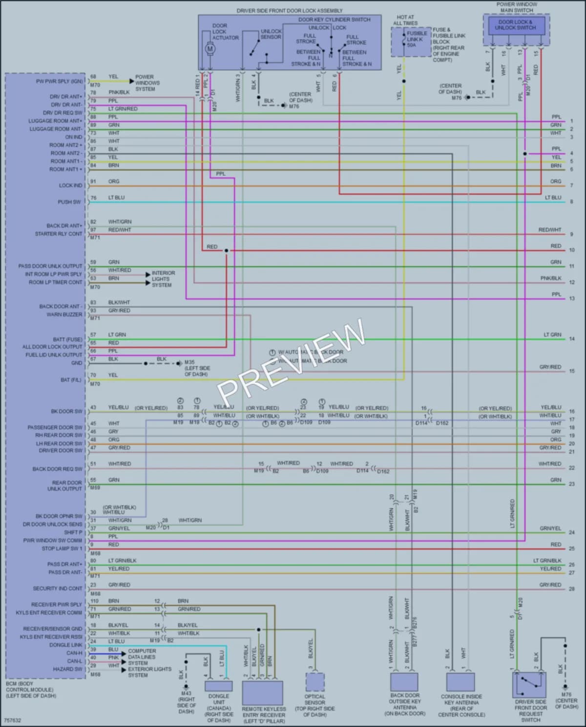 2023 Nissan Armada Anti Theft wiring diagram preview