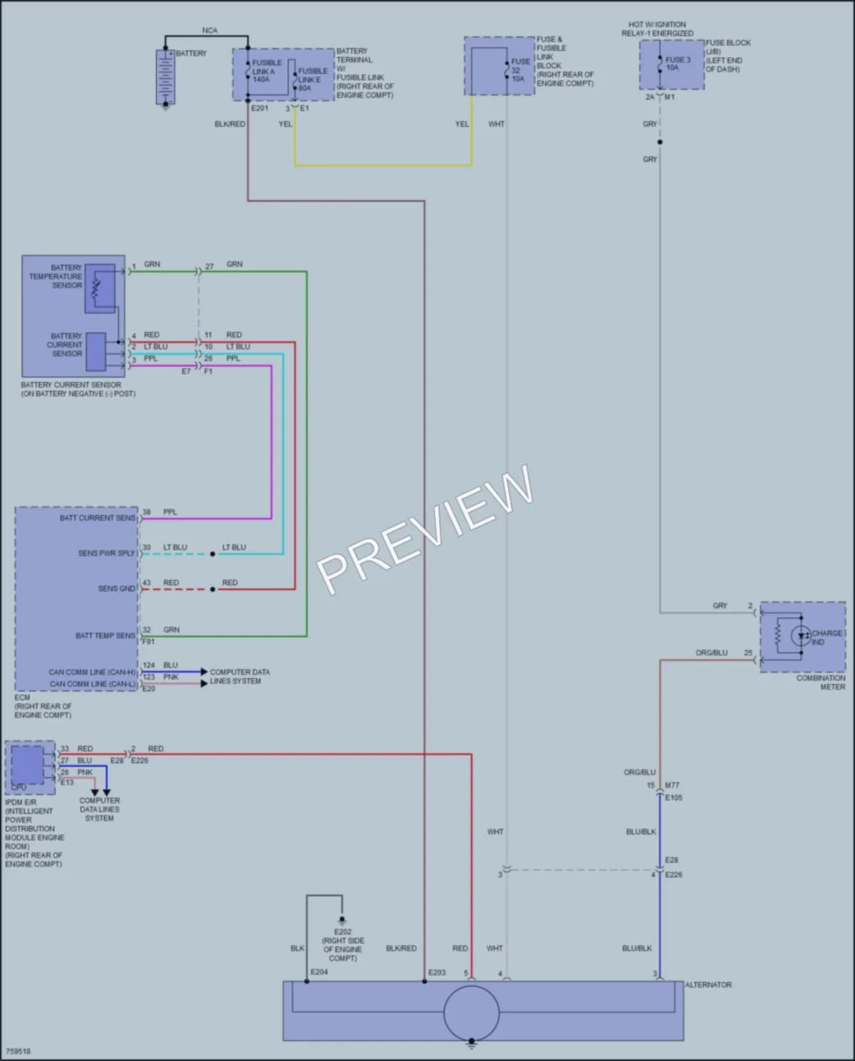 2023 Nissan Armada Starting Charging wiring diagram preview