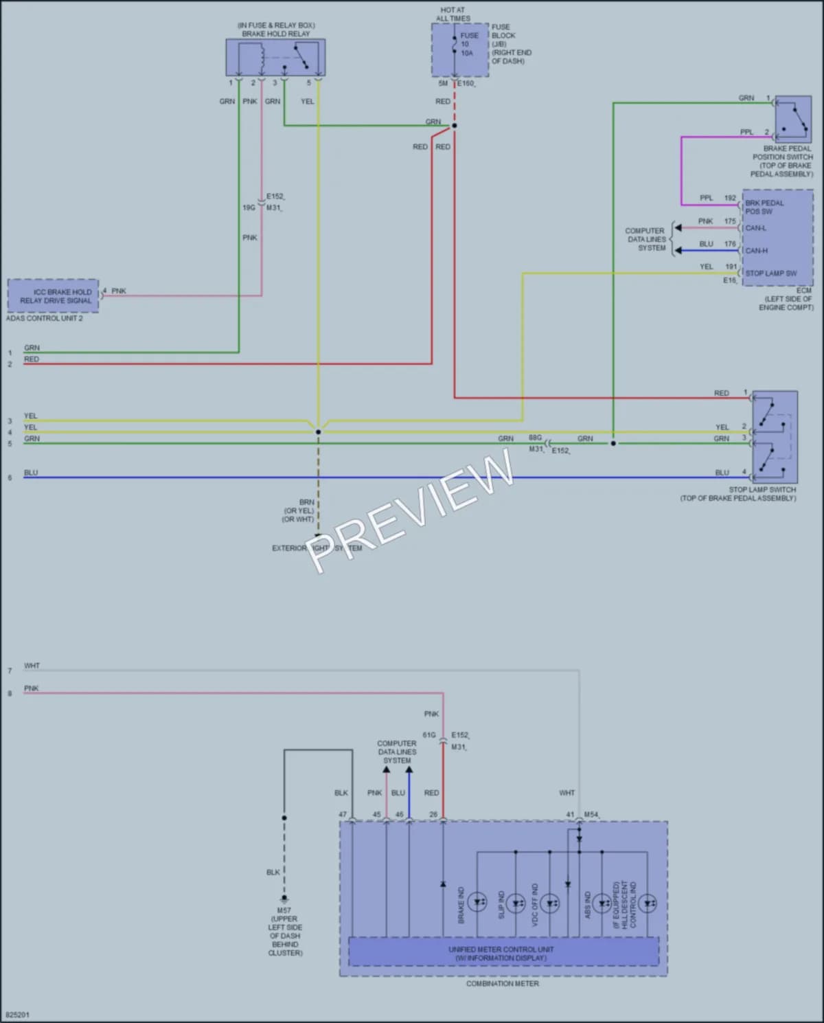 2023 Nissan Frontier Anti Lock Brakes wiring diagram preview