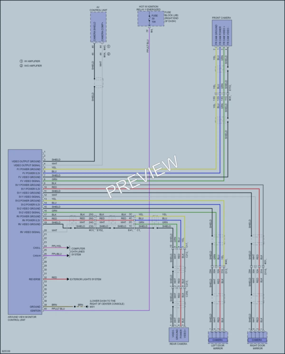 2023 Nissan Frontier Navigation wiring diagram preview