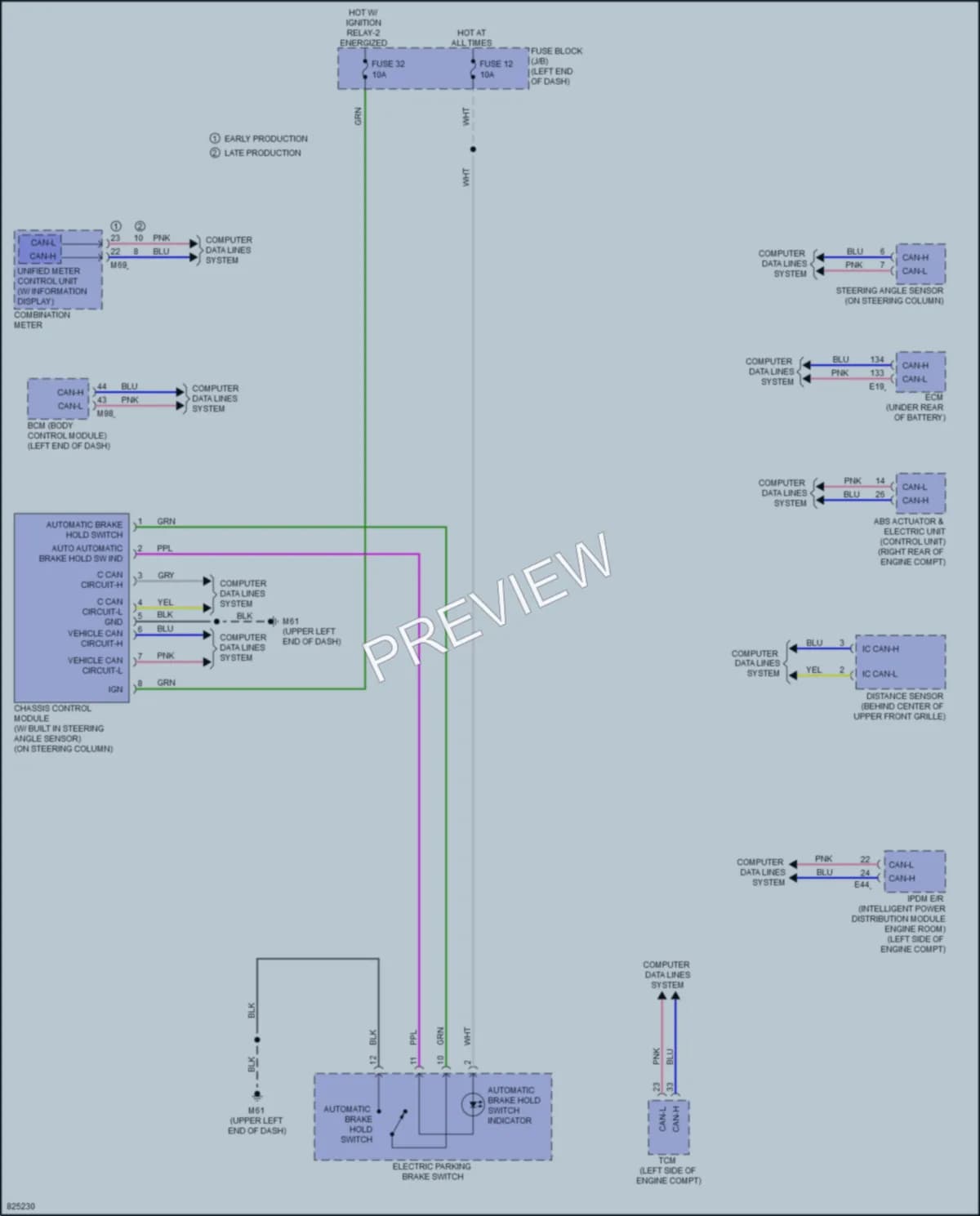 2023 Nissan Kicks Electronic Suspension wiring diagram preview