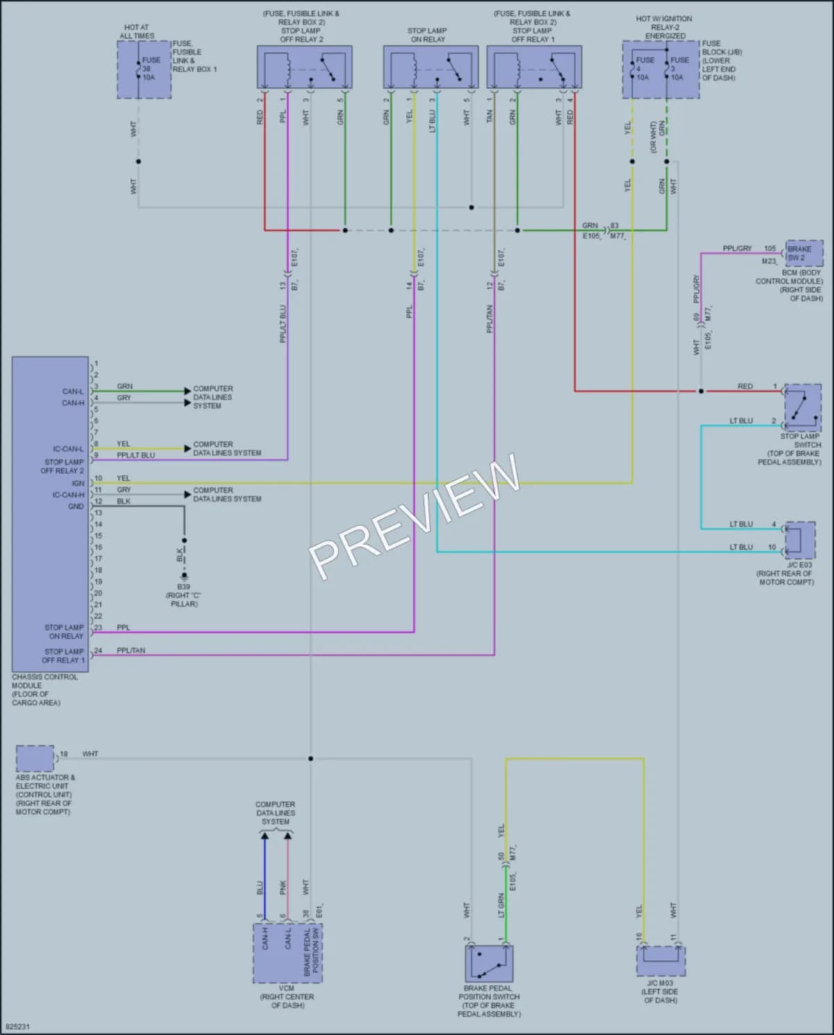 2023 Nissan LEAF Electronic Suspension wiring diagram preview