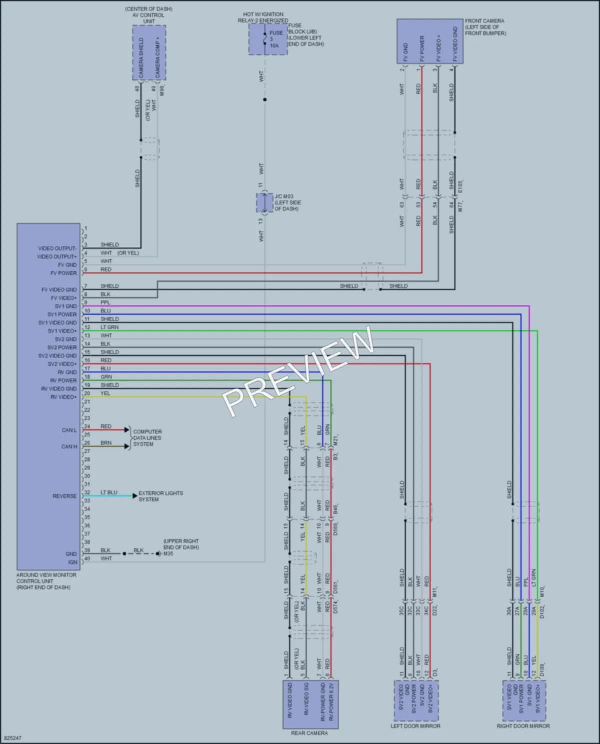 2023 Nissan LEAF Navigation wiring diagram preview