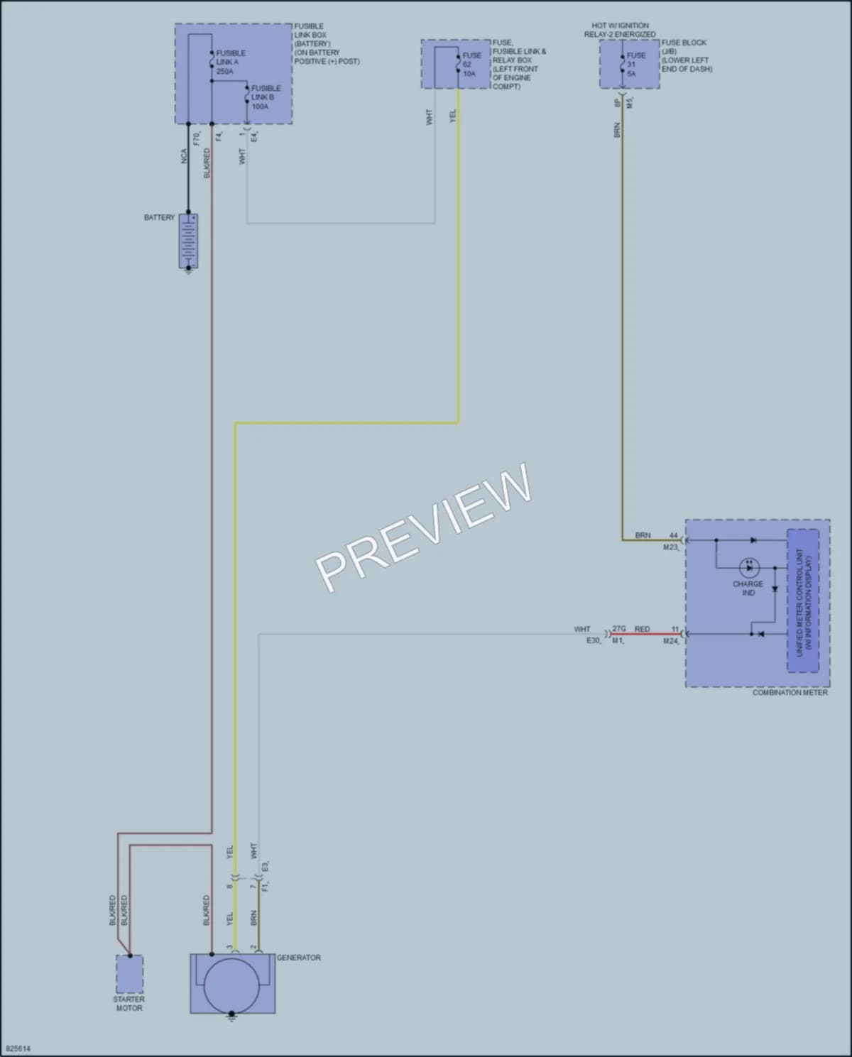 2023 Nissan Maxima Starting Charging wiring diagram preview