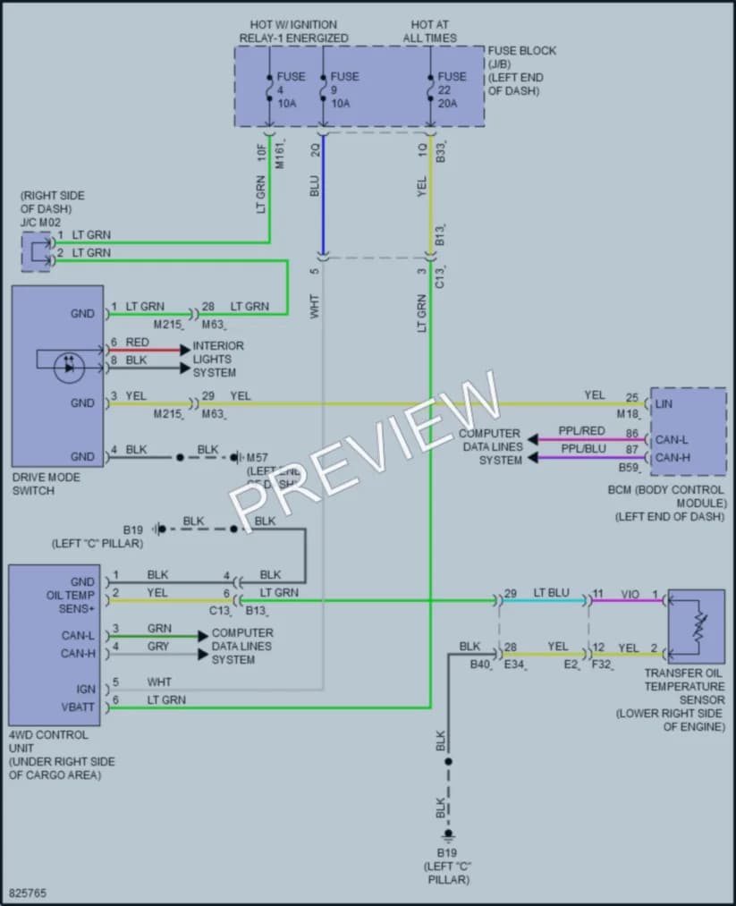 2023 Nissan Pathfinder Transmission wiring diagram preview
