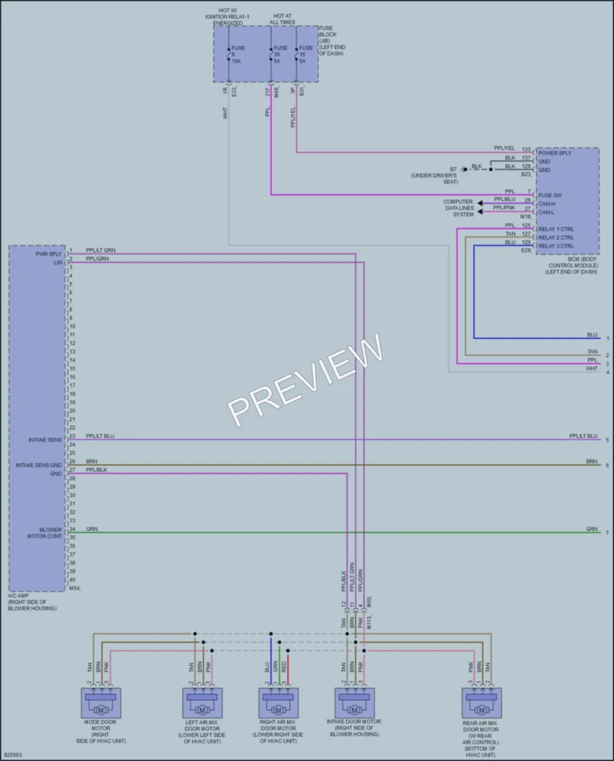 2023 Nissan Rogue Air Conditioning wiring diagram preview