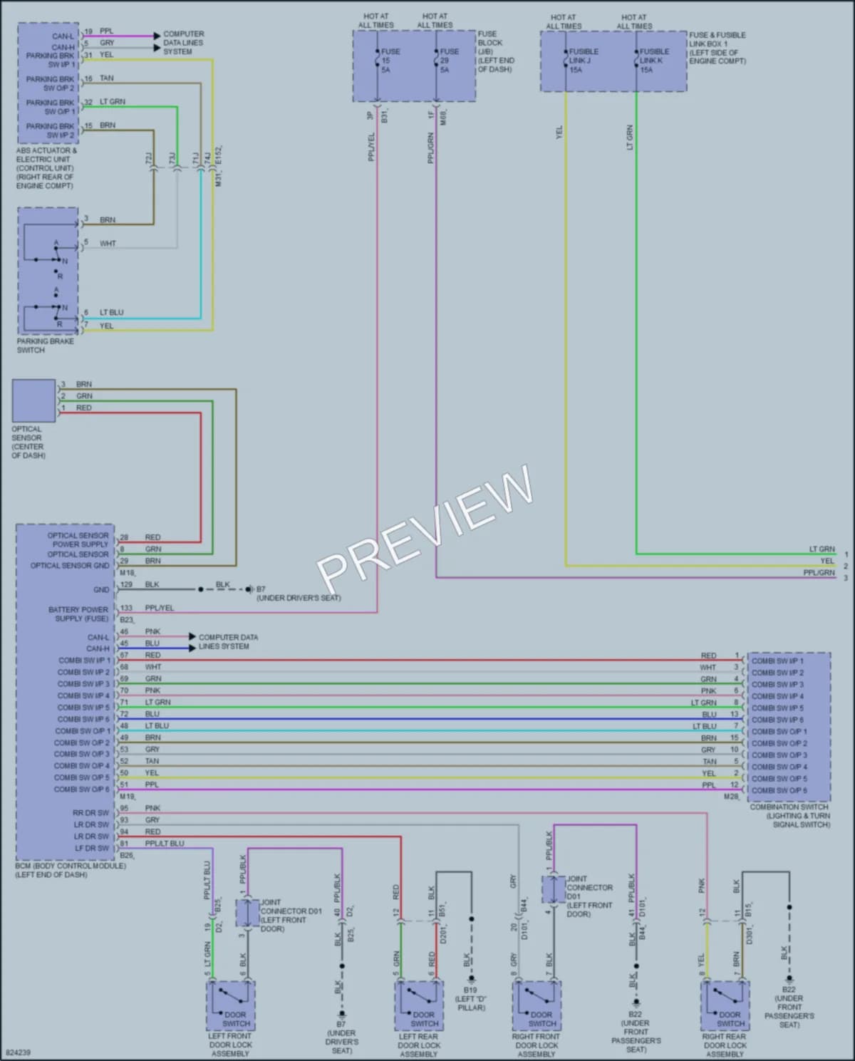 2023 Nissan Rogue Headlights wiring diagram preview