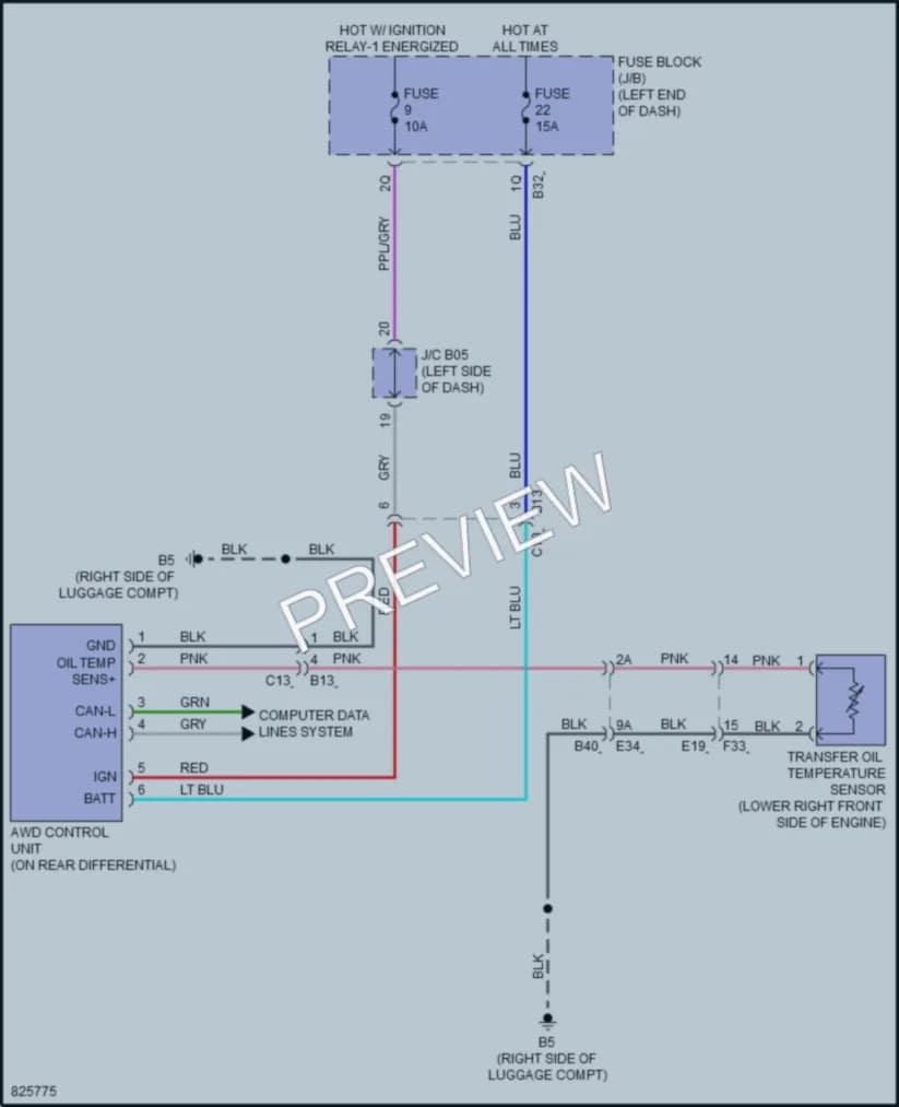 2023 Nissan Rogue Transmission wiring diagram preview