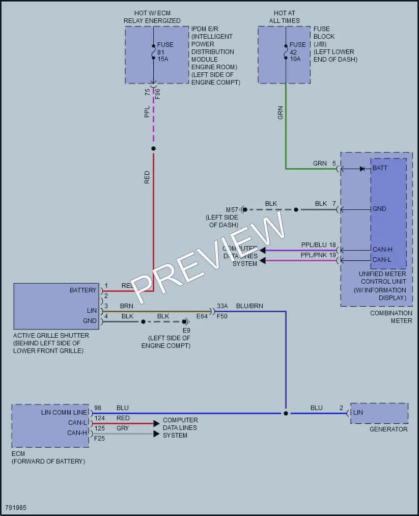 2023 Nissan Sentra Active Bodyworks wiring diagram preview