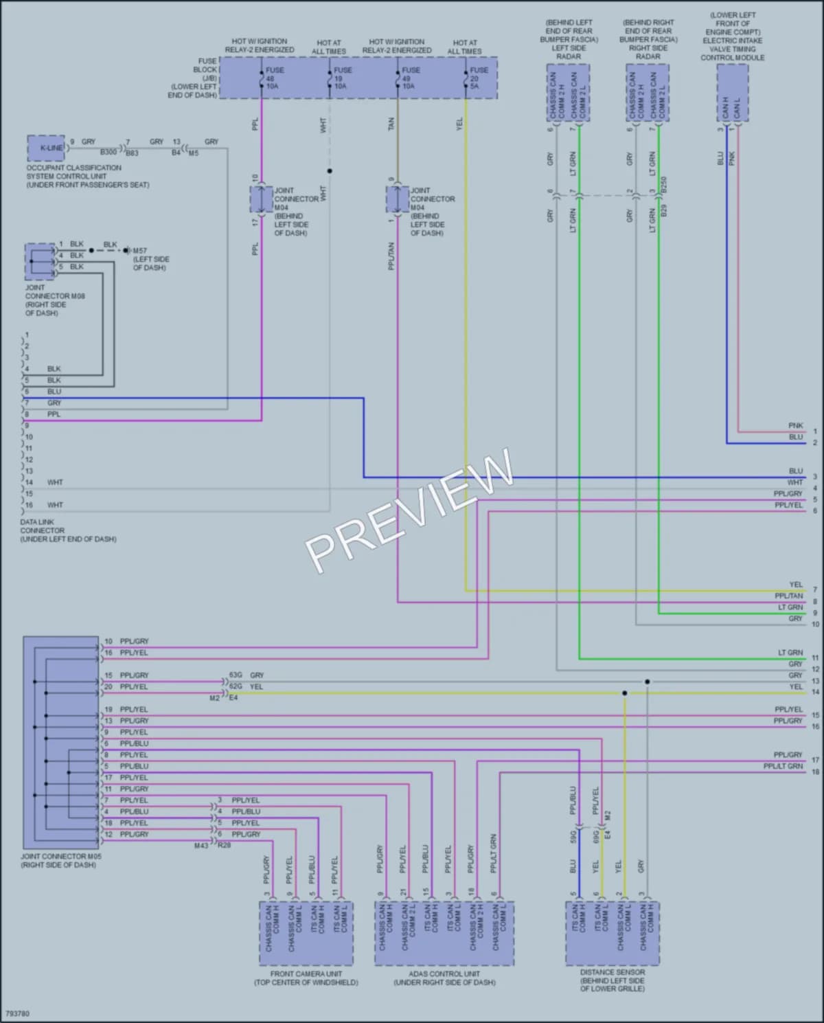 2023 Nissan Sentra Computer Data Lines wiring diagram preview