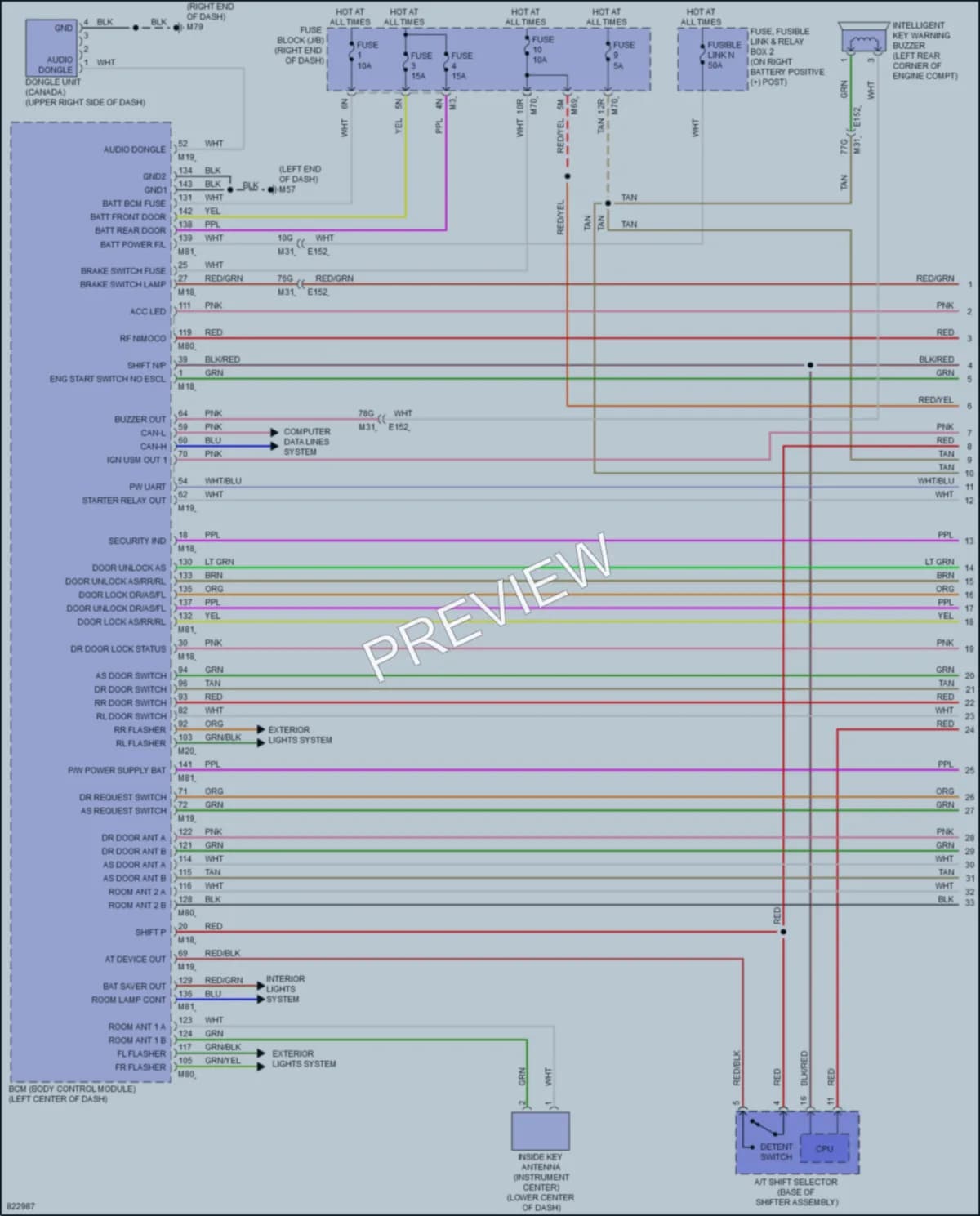 2023 Nissan TitanXD Anti Theft wiring diagram preview