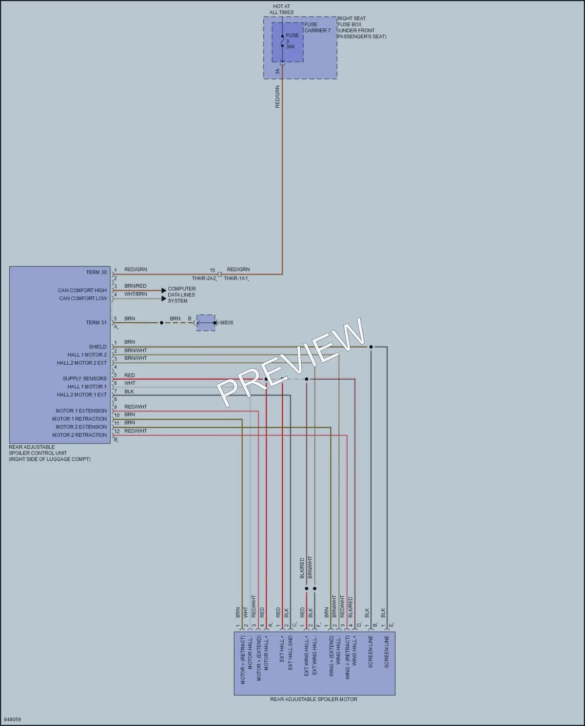 2023 Porsche Panamera Active Bodyworks wiring diagram preview